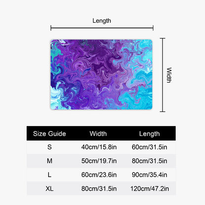 Blue Fusion Bath Mat